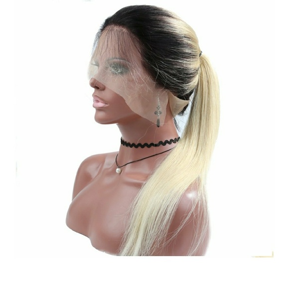 Blonde Ombre Human Hair Wig 18-20 inches!!